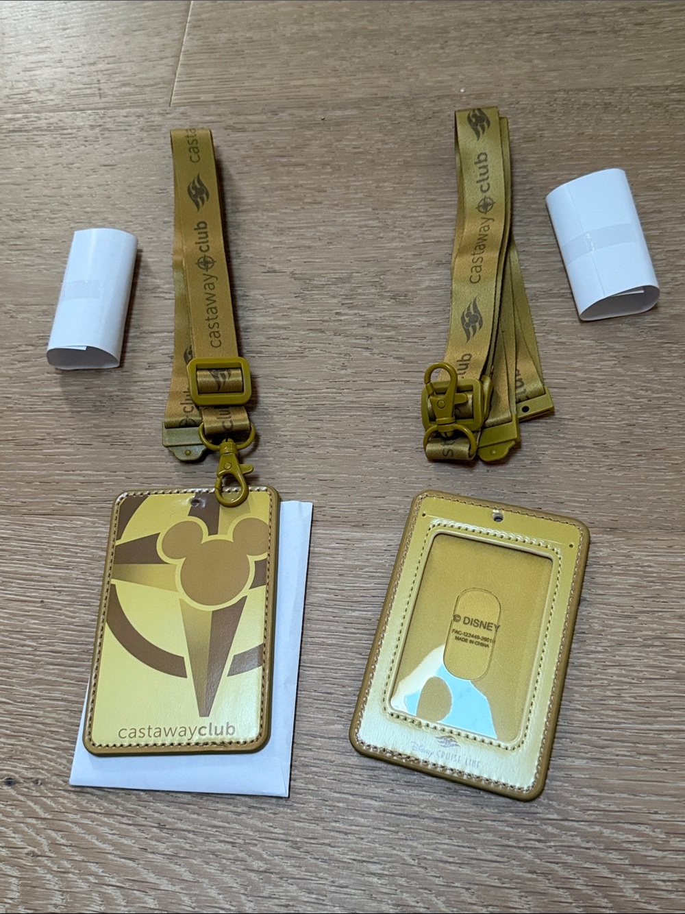 Castaway Club Yellow Disney Lanyard